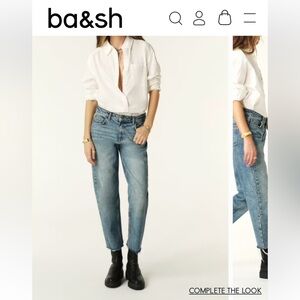 ba&sh Blue Straight Leg Women's Jeans 27